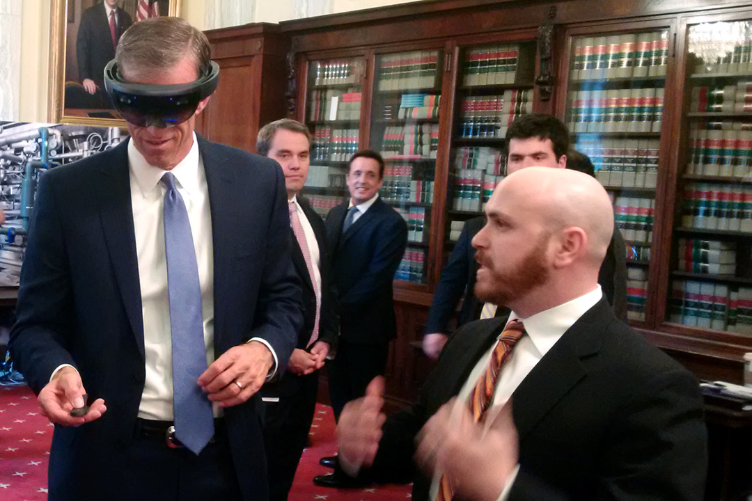 ECBC’s Augmented Reality Demo a Real Hit at the U.S. Senate