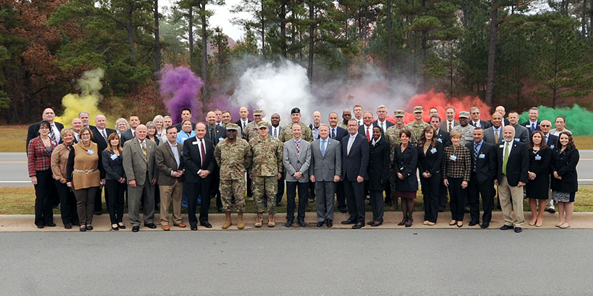 Leaders from the chemical biological defense engineering, sustainment, logistics and acquisition communities met at Pine Bluff Arsenal’s Home-on-Home event held on Nov. 30, 2016. Credit: U.S. Army