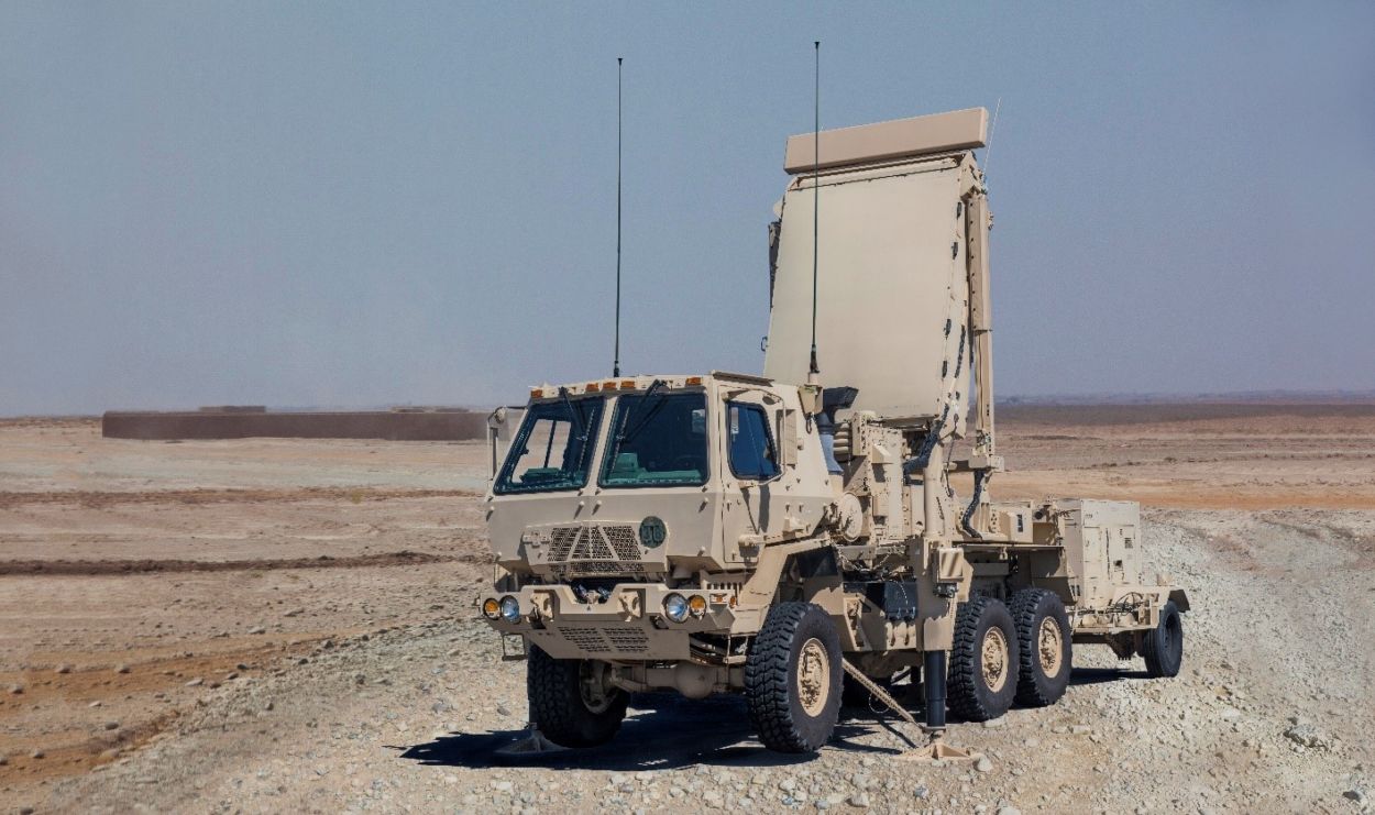 The AN/TPQ-53 Counterfire Target Acquisition Radar System is currently fielded and was used to collect data on rounds fired at data collection event. (Photo credit: Dugway Proving Ground Public Affairs Office.)
