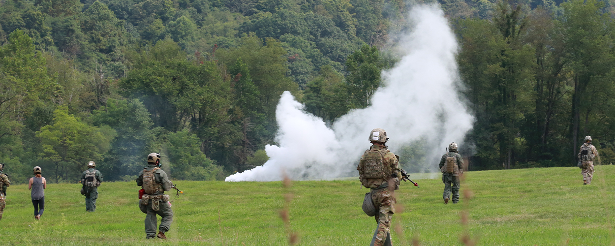 Warfighters from U.S. Army’s 101st Airborne Division, U.S. Army’s 20th CBRNE, and U.S. Marine Corps’ 14th Marine Air Group put CBRN technology through its paces in the field during a simulated mission at CBOA.